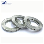 Nordlock washers two-fold dual stacked self locking washers DIN25201